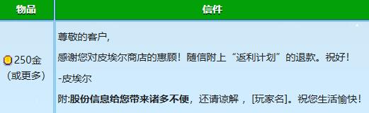 星露谷物语皮埃尔红心事件返利计划