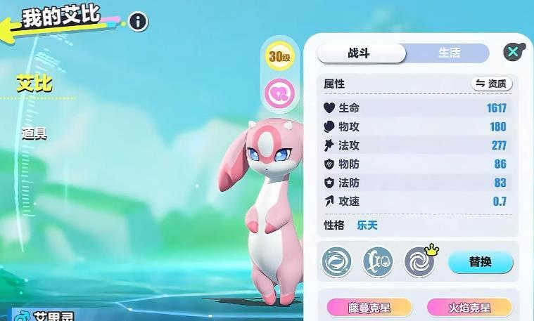 艾比角色详细信息